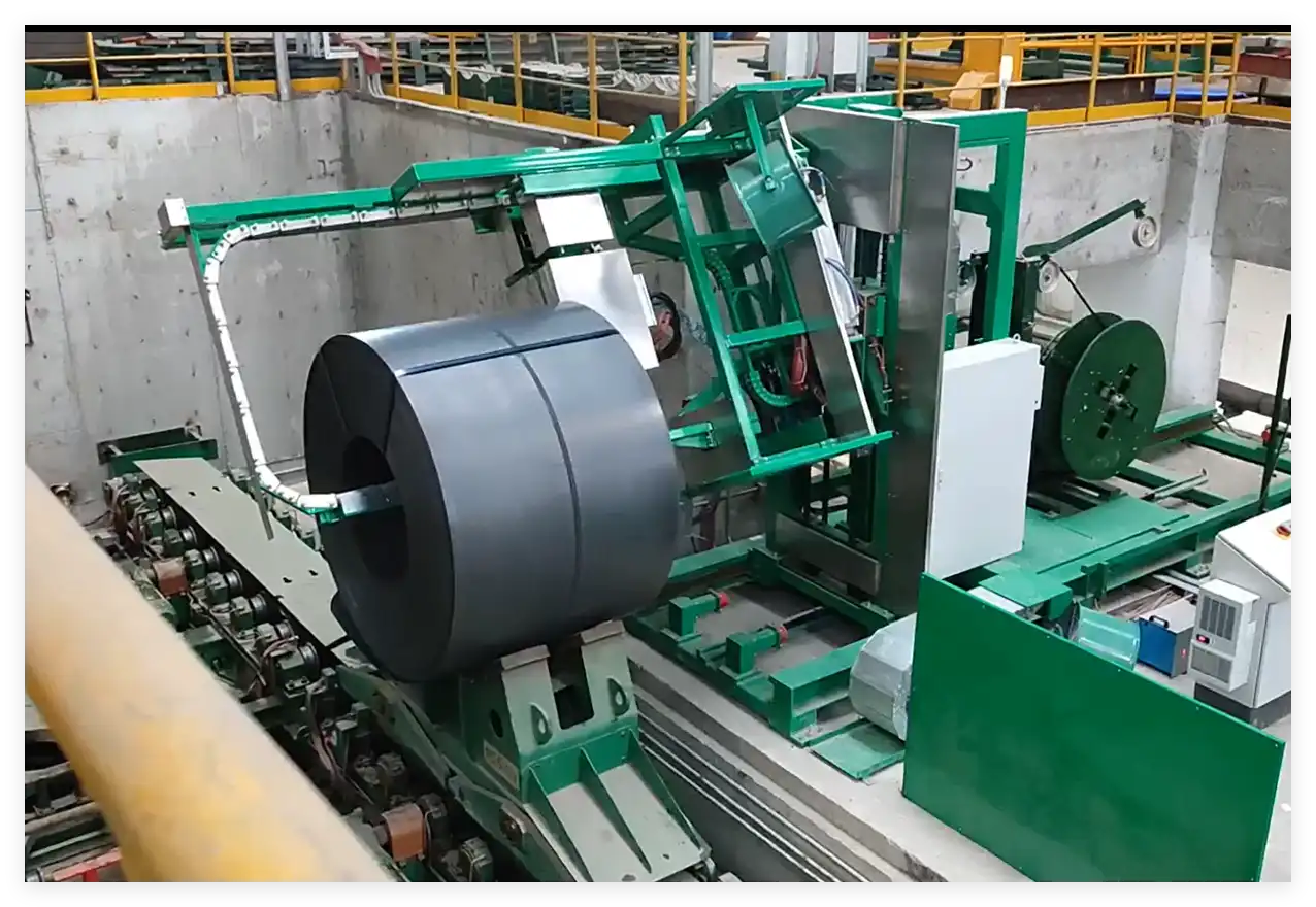 Cold Rolled Steel Coil Strapping & Packing Line