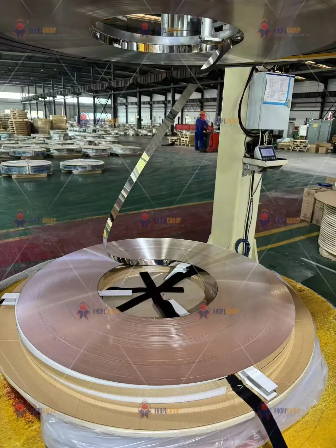 Automatic Steel Coil Packaging Line — detail view 1