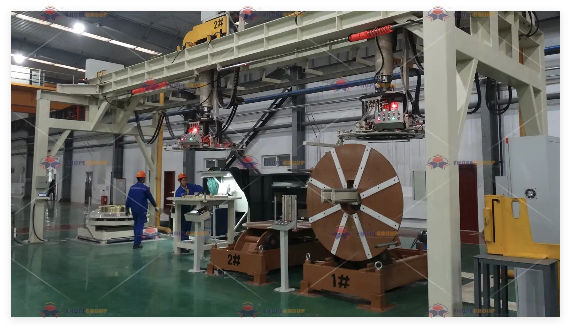 Automatic Steel Coil Packaging Line