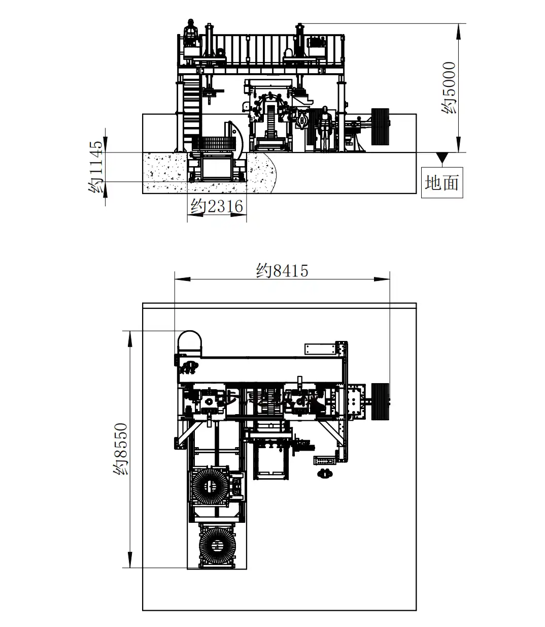 Heavy Loading Vertical Steel Coil Packing Line — detail view 4