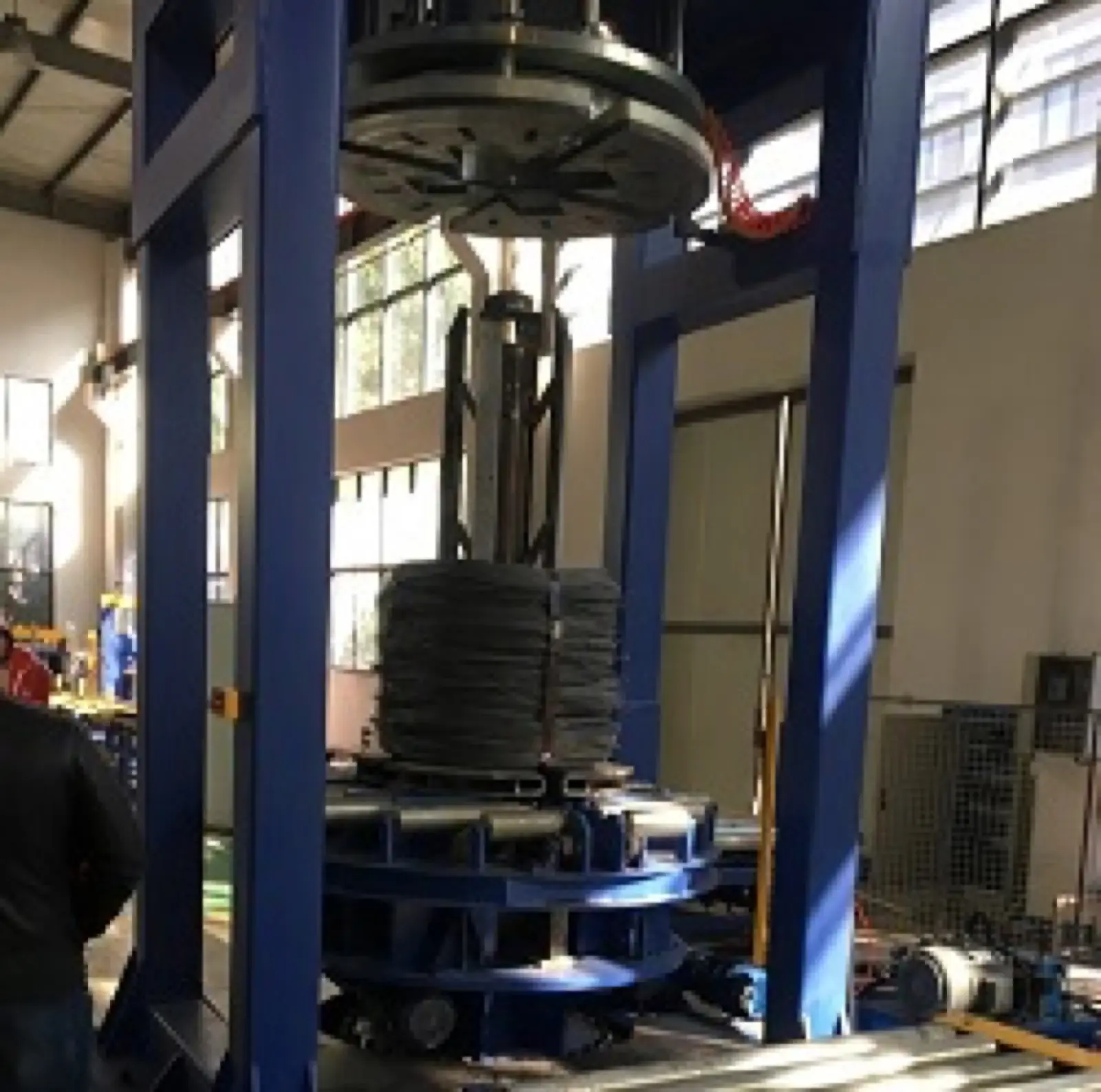 Automatic Wire Coil Compressing & Packing Line — detail view 2