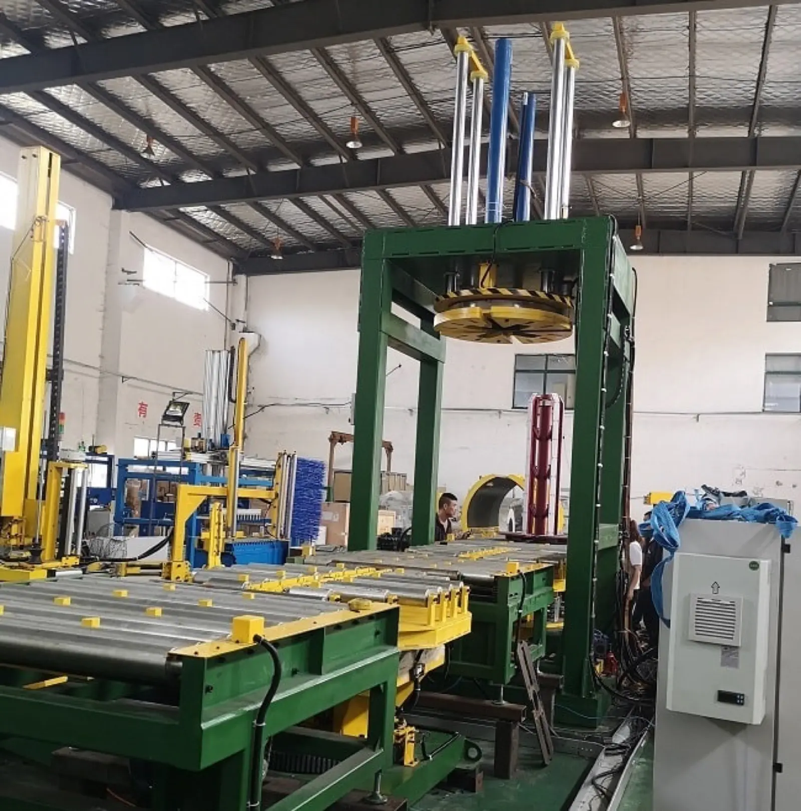 Automatic Wire Coil Compressing & Packing Line