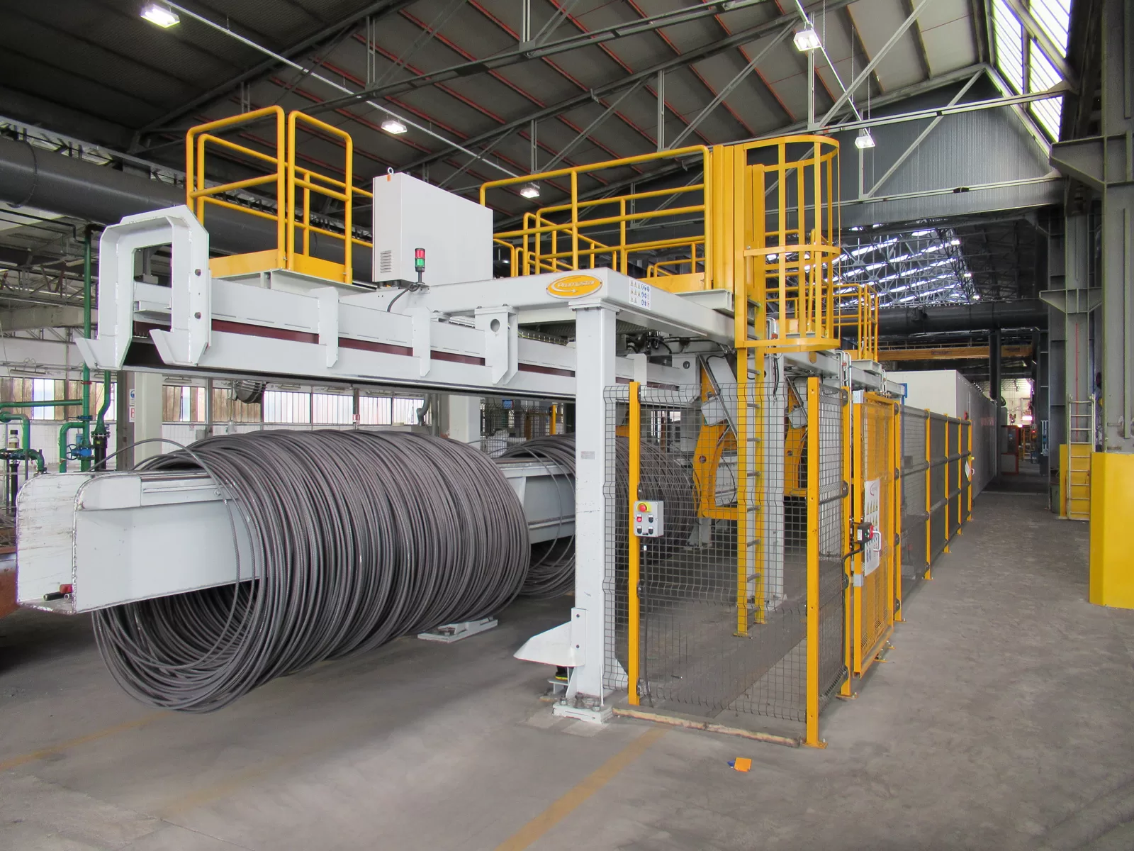 Wire Rod Compacting and Strapping Machine — detail view 3