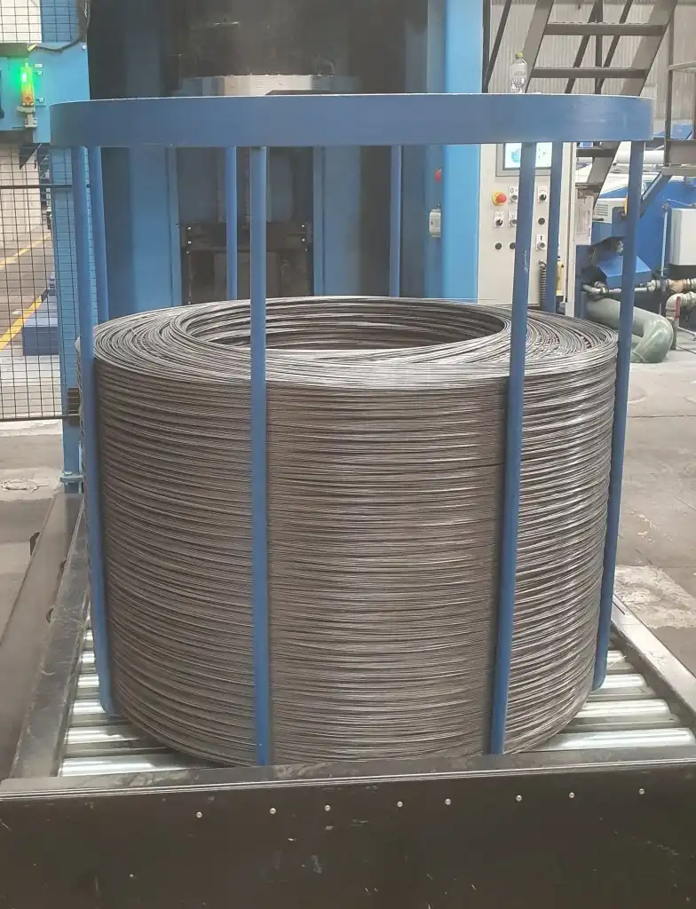 Semi-Automatic Wire Coil Compactor — detail view 2