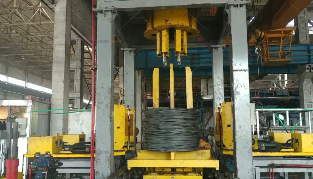 Wire Coil Compactor & Strapping Machine
