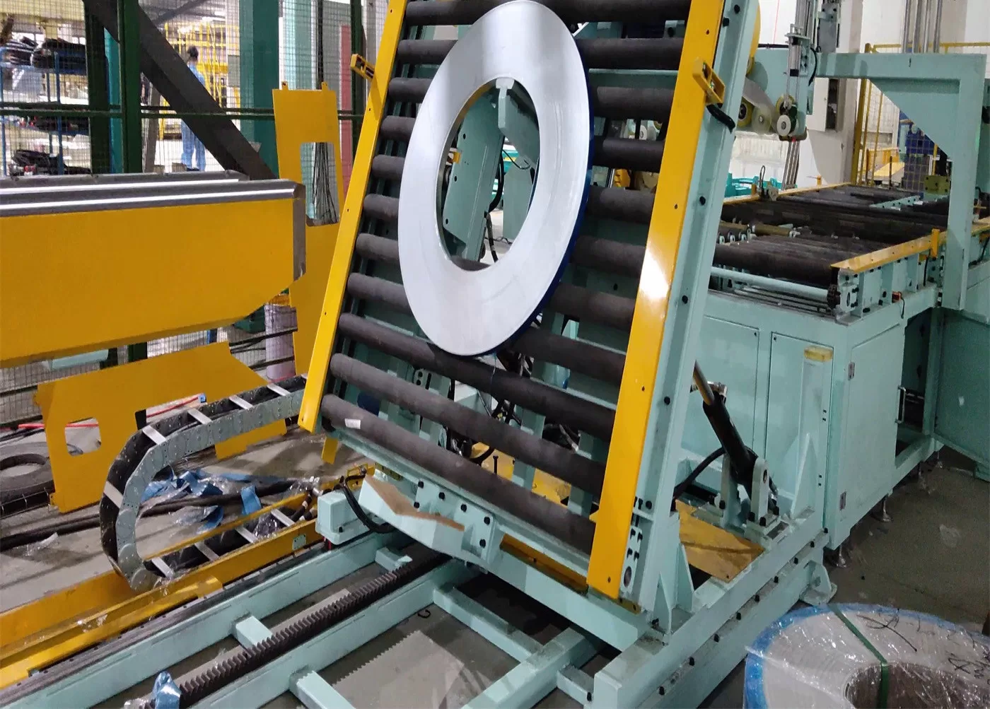 FHOPE customized steel coil wrapping station